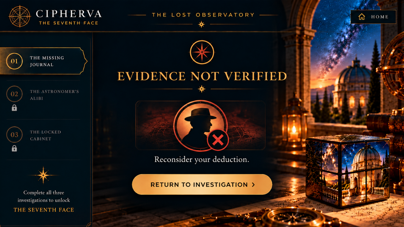 Evidence not verified