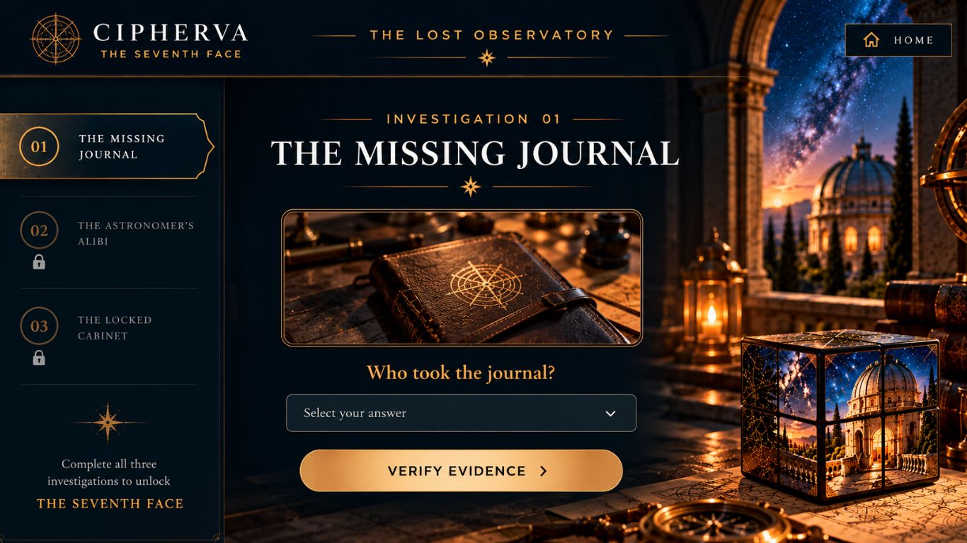 Investigation 01 The Missing Journal
